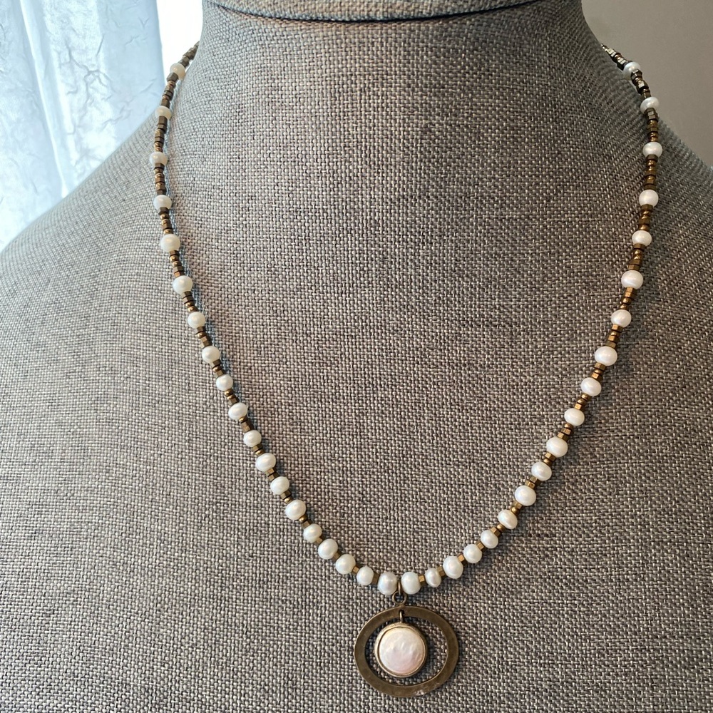 Silpada necklace with pearls